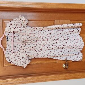 Floral Peasant Dress